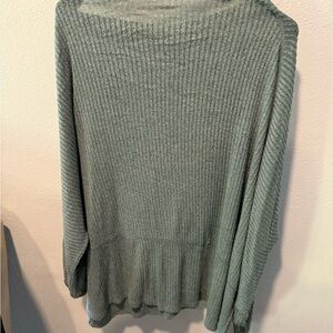 Maurices Ribbed Knit Sweater in Gray